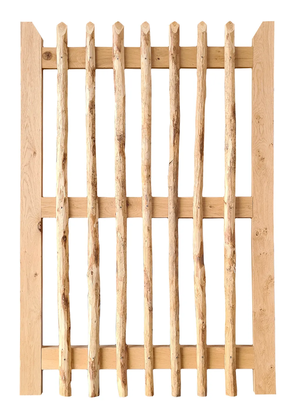 Portillon de jardin en châtaignier 100 x 150 cm